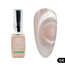 Гель лак кошачий глаз Rose Sparkle