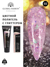 Полигель с глиттером